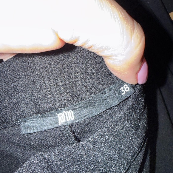 Jarbo Black Stretch Slim Pants Size 38 - Picture 2 of 3